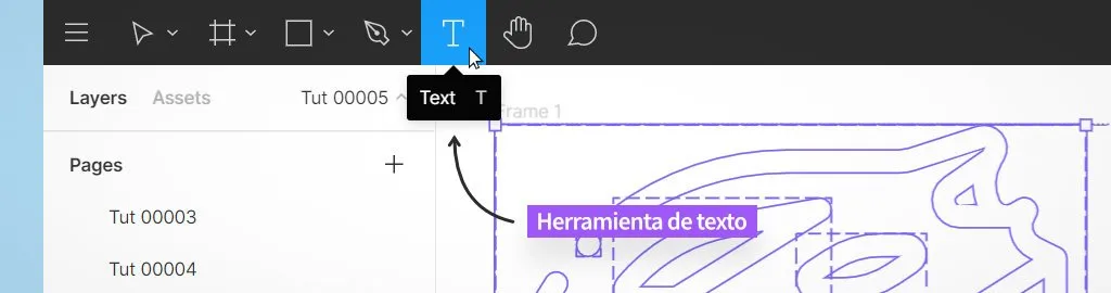crear y editar textos con figma