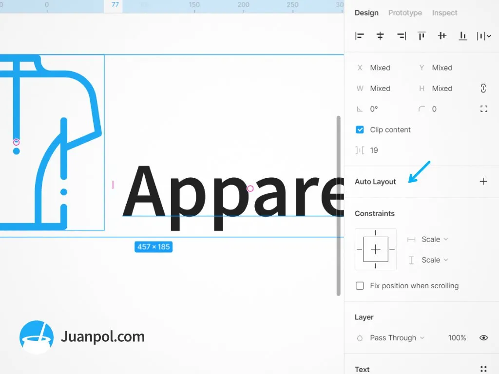 módulo auto layout
