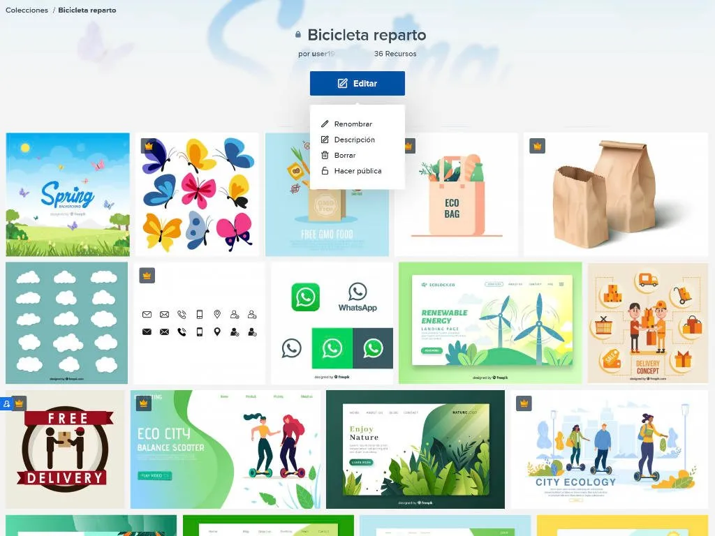 una colección privada de freepik