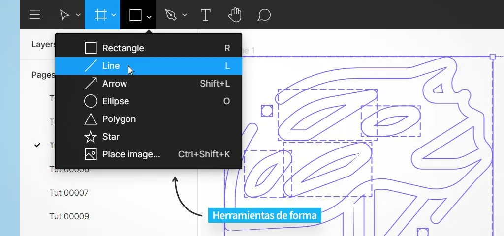 crear formas con figma