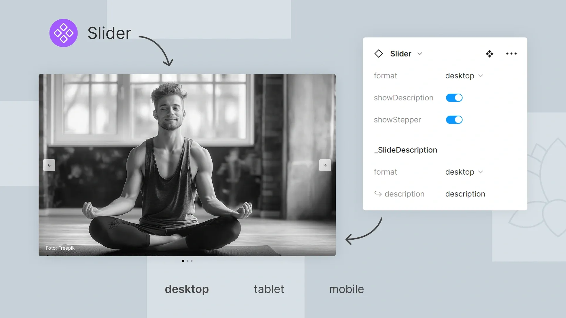 cómo diseñar un slider en figma