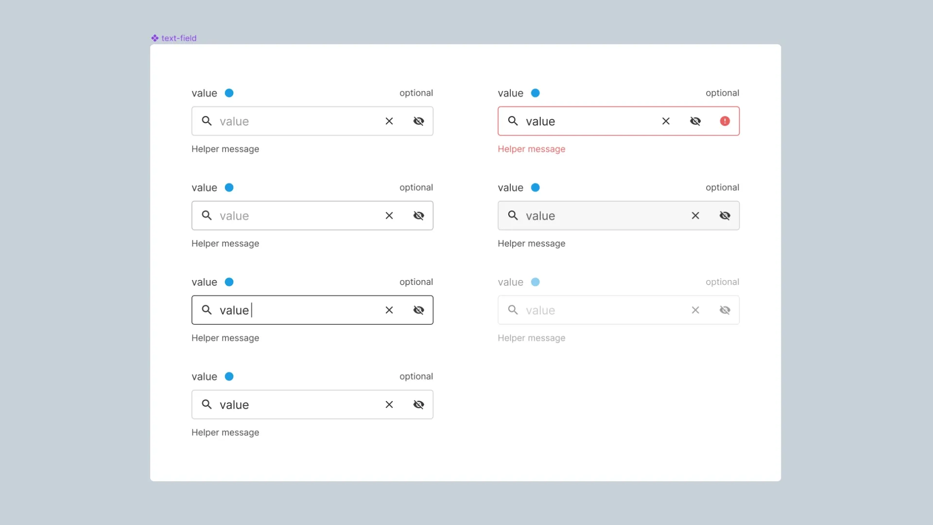 componente text field de figma
