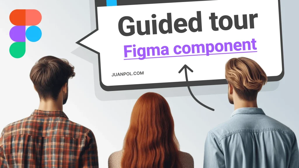 cómo diseñar un componente guided tour en figma