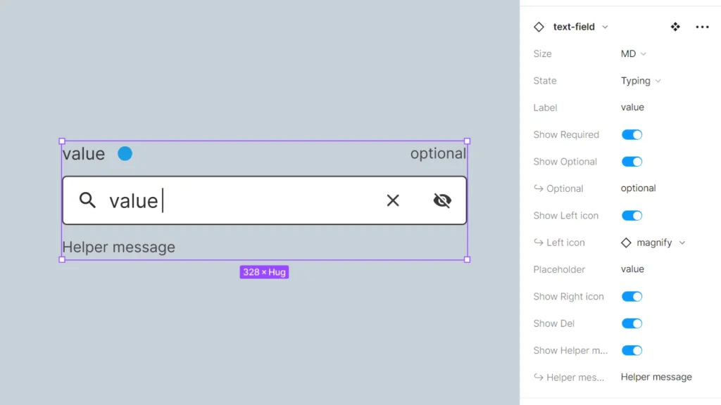 cómo crear un input text field