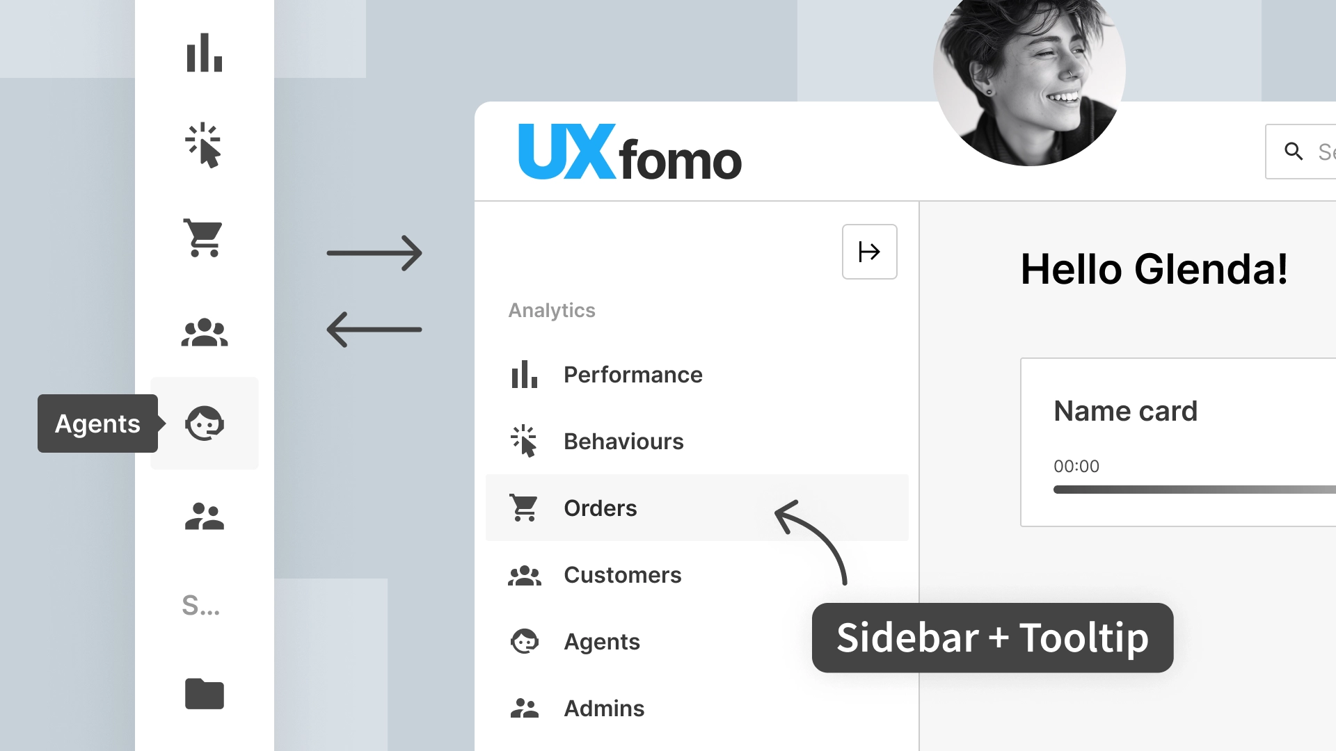 cómo diseñar un menú lateral en figma
