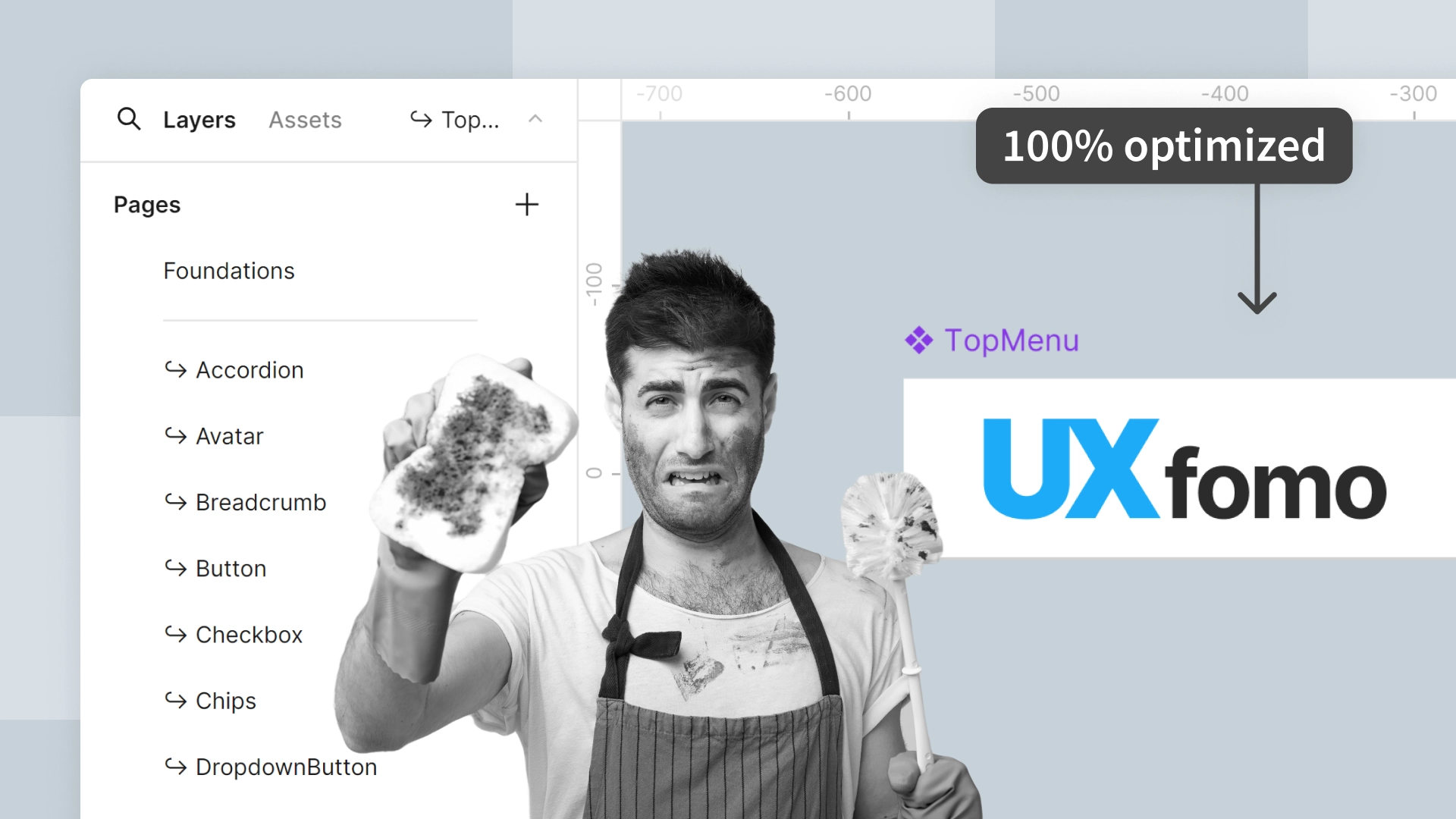 consejos para optimizar componentes de figma
