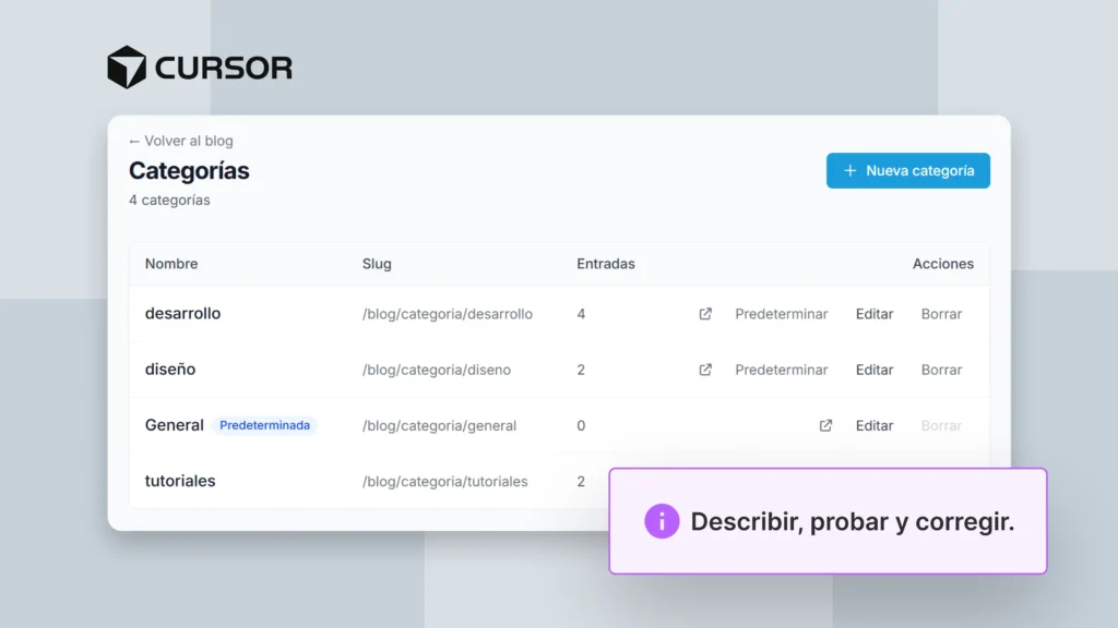 vibe coding con cursor