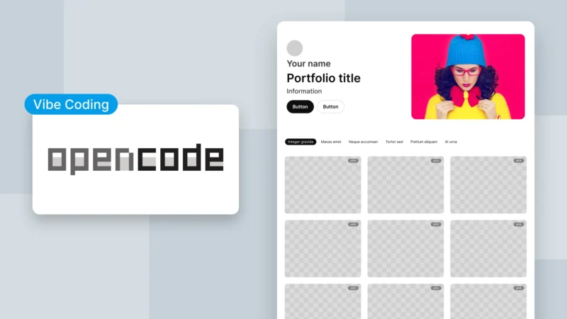 diseña un portfolio ux con vibe coding